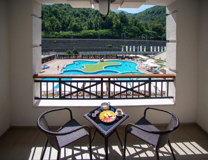 Делюкс 2-местный DBL с видом на горы - Отель Марриотт Красная Поляна / Sochi Marriott Krasnaya Polyana