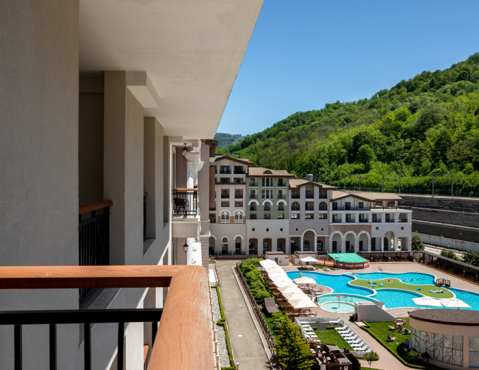 Делюкс с двумя раздельными кроватями - Отель Марриотт Красная Поляна / Sochi Marriott Krasnaya Polyana